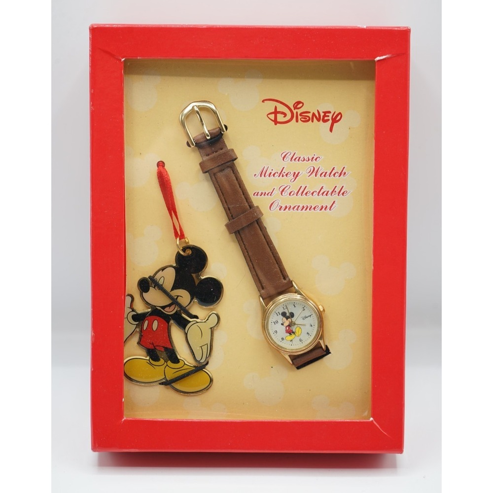 Disney Mickey Mouse Watch & Collectable Ornament